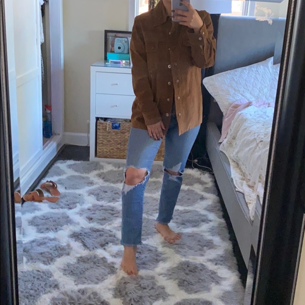 Roxy suede leather jacket 😍